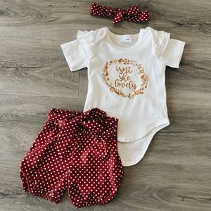 “Isn’t she lovely” baby matching set ♡